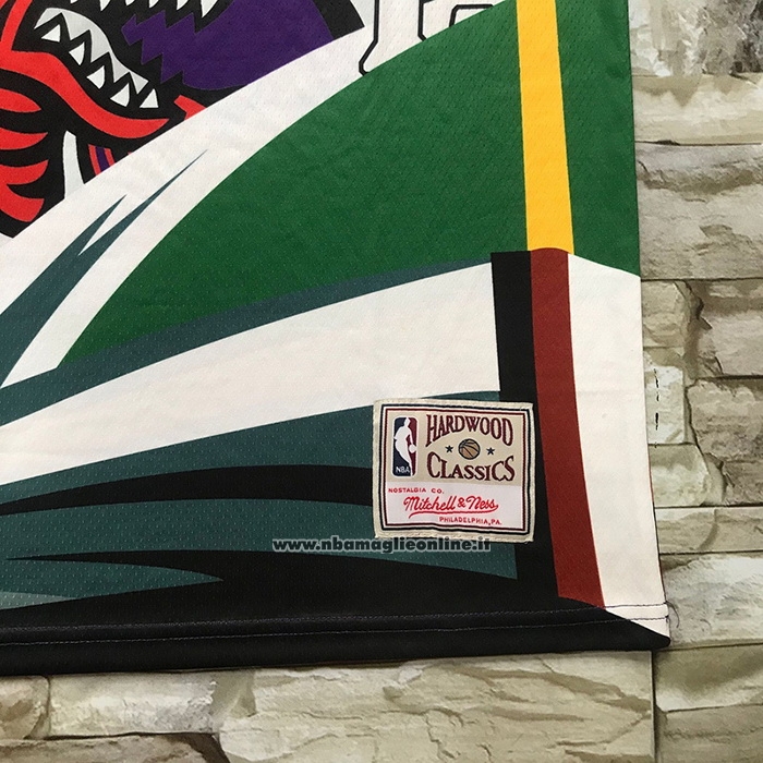 Maglia Toronto Raptors Vince Carter #15 Rainbow Classic Nero